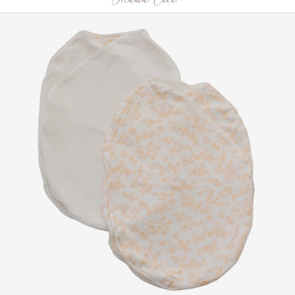 White and Cream Baby Swaddle